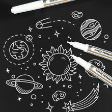 Load image into Gallery viewer, White Black Red Marker Pens 1.0mm Oily Waterproof Paint Pen for Wool Canva Tire Glass Rock Metal DIY Graffiti Sketching Markers Stationery

