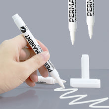 Load image into Gallery viewer, White Black Red Marker Pens 1.0mm Oily Waterproof Paint Pen for Wool Canva Tire Glass Rock Metal DIY Graffiti Sketching Markers Stationery
