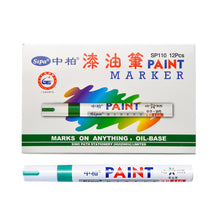 Load image into Gallery viewer, White Black Red Sketching Marker Pen Oily Waterproof Paint Pens for Calligraphy Painting Drawing DIY Graffiti Art Supplies
