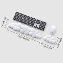 Load image into Gallery viewer, Mouse pad with wrist rest keyboard cloud anti-slip memory foam desktop office gamer mouse wrist rest
