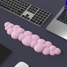 Load image into Gallery viewer, Mouse pad with wrist rest keyboard cloud anti-slip memory foam desktop office gamer mouse wrist rest
