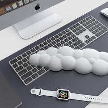 Load image into Gallery viewer, Mouse pad with wrist rest keyboard cloud anti-slip memory foam desktop office gamer mouse wrist rest
