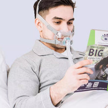 Load image into Gallery viewer, S/M/L 3 Sizes Respirator Universal Full Face F6 CPAP Mask Respirator Nose Mask Fish Leap Remit Suitable Universal Mask Health Care
