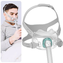 Load image into Gallery viewer, S/M/L 3 Sizes Respirator Universal Full Face F6 CPAP Mask Respirator Nose Mask Fish Leap Remit Suitable Universal Mask Health Care
