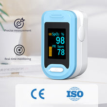 Load image into Gallery viewer, Blood Oximeter Household Finger Pulse Finger Clip Heart Rate Meter Blood Oxygen Saturation Measurement Blood Oximeter
