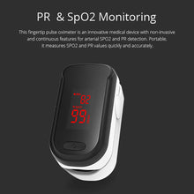 Load image into Gallery viewer, Finger Clip Oximeter Portable Blood Oxygen Heart Rate Detector Finger Clip Oximeter Heart Rate Detection Pulse Oximeter Health Care
