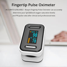 Load image into Gallery viewer, Finger Clip Pulse Oximeter OLED Screen Finger Pulse Oximeter Saturation Monitor Household Oximeter Health Care
