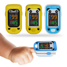 Load image into Gallery viewer, Cute Cartoon Children's Pulse Oximeter TFT Finger Clip Household Heart Rate Detection Pulse Oximeter Health Care
