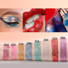 Load image into Gallery viewer, Multifunctional Glitter Sequin Stick Face Lip Hair Body Sequins Flash Eyeshadow Party Stage Makeup Eyeshadow Cosmetic
