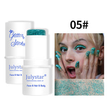 Load image into Gallery viewer, Multifunctional Glitter Sequin Stick Face Lip Hair Body Sequins Flash Eyeshadow Party Stage Makeup Eyeshadow Cosmetic
