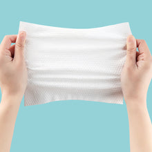 Load image into Gallery viewer, 70sheets Disposable Thick Cotton Washcloth Soft Face Towel Make Up Removing Wipes Dry Cleanser Towelettes For Skin Care
