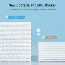 Load image into Gallery viewer, 70sheets Disposable Thick Cotton Washcloth Soft Face Towel Make Up Removing Wipes Dry Cleanser Towelettes For Skin Care
