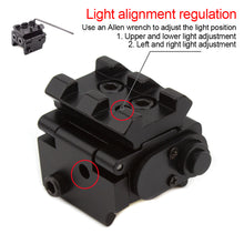 Load image into Gallery viewer, GLOCK/ JG11 Mini Undermount Infrared Laser Sight Adjustable Locator Low Base Minnow Bone For 20MM Guide

