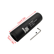 Load image into Gallery viewer, HK/QD/DD/GHOST/Sandman Silencer Soft Bullet Toy Front Tube Fire Cap Decoration For 14MM Reverse Teeth 19MM Straight Insert - No Function
