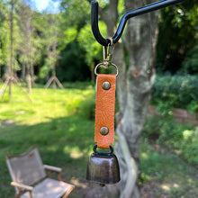 Load image into Gallery viewer, 1PC Outdoor Evading Bear Bell Ambience Metal Bell Pendant Camping Trekking Anti-Loss Positioning Keychain Bell Accessories

