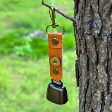 Load image into Gallery viewer, 1PC Outdoor Evading Bear Bell Ambience Metal Bell Pendant Camping Trekking Anti-Loss Positioning Keychain Bell Accessories
