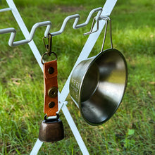 Load image into Gallery viewer, 1PC Outdoor Evading Bear Bell Ambience Metal Bell Pendant Camping Trekking Anti-Loss Positioning Keychain Bell Accessories

