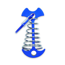 Load image into Gallery viewer, 1PC Multi-Functional Fishbone Nail Rope Buckle With Spring Outdoor Camping Tent Ceiling Fixed Lengthened Wind Rope Buckle
