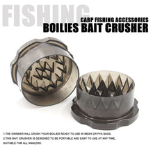 Load image into Gallery viewer, Bait Crusher Box For European Carp Fishing Plastic Bait Grinder With Conical Teeth Crap Fishing Accessiries
