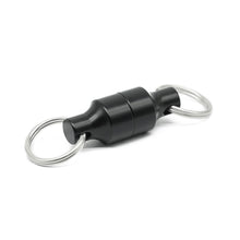 Load image into Gallery viewer, 1PC High-Intensity Magnet Suction Buckle With Spring Rope Fishing Gear Release Recaption Hook Mountaineering Camping Keychain Accessories

