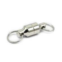 Load image into Gallery viewer, 1PC High-Intensity Magnet Suction Buckle With Spring Rope Fishing Gear Release Recaption Hook Mountaineering Camping Keychain Accessories

