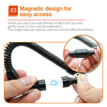 Load image into Gallery viewer, 1PC High-Intensity Magnet Suction Buckle With Spring Rope Fishing Gear Release Recaption Hook Mountaineering Camping Keychain Accessories
