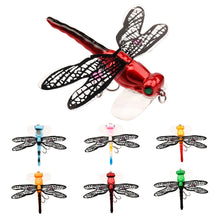 Load image into Gallery viewer, 1PC 7.5CM/6.2G Dragonfly Lure Bait Surface Wave Crawling Fly Bionic Bait Fishing Supplies
