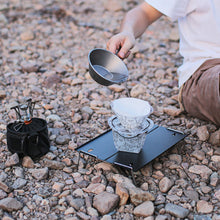 Load image into Gallery viewer, Outdoor Ultra-Light Foldable PP Tableware Portable Plate Cup Pad Coffee Funnel Multi-Purpose Camping Tableware
