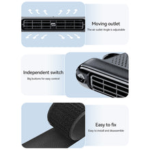 Load image into Gallery viewer, Car Seat Fan Backseat Cooling Fan Front Rear Headrest Cooling Interior Upgraded Air Fan
