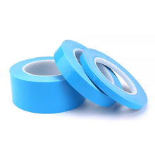 Load image into Gallery viewer, 25M Double Side Thermal Conductive Tape 5-25mm Width Blue Heat Transfer Tape Adhesive Cooling Heatsink for Computer CPU GPU
