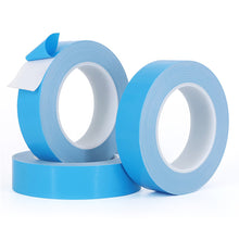 Load image into Gallery viewer, 25M Double Side Thermal Conductive Tape 5-25mm Width Blue Heat Transfer Tape Adhesive Cooling Heatsink for Computer CPU GPU

