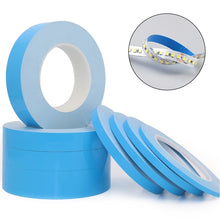 Load image into Gallery viewer, 25M Double Side Thermal Conductive Tape 5-25mm Width Blue Heat Transfer Tape Adhesive Cooling Heatsink for Computer CPU GPU
