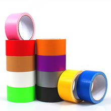 Load image into Gallery viewer, 10m Rainbow Colored Duct Tape Thickens No Residue Easy Tear By Hand Heavy Waterproof Adhesive Tape for DIY Art Packaging Coding

