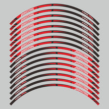 Load image into Gallery viewer, 16Pcs Motorcycle Wheel Sticker Reflective Rim Tape For Honda Kawasaki Racing Motorbike 17"18" Wheel Rim Tape Car Wheel Sticker Motorcycle Accessory
