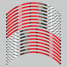 Load image into Gallery viewer, 16Pcs Motorcycle Wheel Sticker Reflective Rim Tape For Honda Kawasaki Racing Motorbike 17"18" Wheel Rim Tape Car Wheel Sticker Motorcycle Accessory
