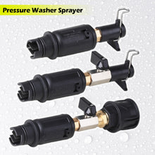 Load image into Gallery viewer, Quick Plug Connect Angle Adjustable High Pressure Washer Nozzle Sprayer 3000PSI for with 8mm 9mm Krcher Connector Car Washing
