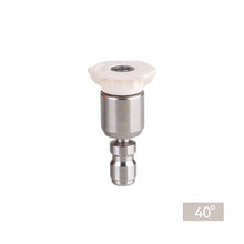 Load image into Gallery viewer, Car Washing Pressure Washer Nozzle Tips 360° Rotatable for 1/4 Quick Connect 4000PSI Multiple Degrees 0° 15° 25° 40° Spray Nozzles
