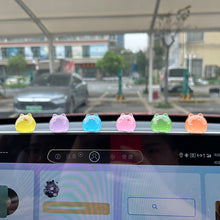 Load image into Gallery viewer, 6Pcs Car Center Console Ornament Rearview Mirror Decoration Small Luminous Cats Doll Resin Auto Interior Accessories
