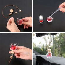 Load image into Gallery viewer, 8ml Car Vehicle Perfume Hanging Bottles Aromatherapy Refillable Air Freshener Diffuser Oil Dry Flower Fragrance Bottle Auto Sapper Pendant
