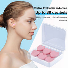Load image into Gallery viewer, Silicone Mud Sleep Earplugs Sound Insulation Noise Reduction Anti Noise Swimming Waterproof Earplugs In-Ear Earplugs
