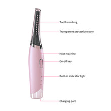 Load image into Gallery viewer, Electric Eyelash Curler Portable Electric USB Charging Heated Eyelash Curler Three-speed Temperature Control Eyelash Curler
