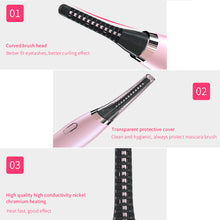 Load image into Gallery viewer, Electric Eyelash Curler Portable Electric USB Charging Heated Eyelash Curler Three-speed Temperature Control Eyelash Curler
