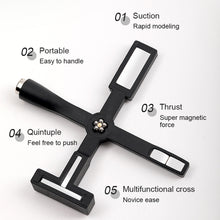 Load image into Gallery viewer, 5 in 1 Multifunctional Cross Magnet Nail Art Strong Magnetic Cat Eye Magnet Magnet Cat Eye Magnet Cat's Eye Nail Art Tools
