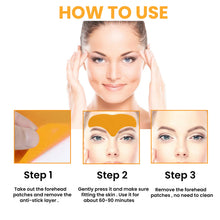 Load image into Gallery viewer, Anti Wrinkle Patch on Forehead Desalinates Smoothes Wrinkles on Forehead Tightens and Lifts Facial Skin Wrinkle Removing Patches
