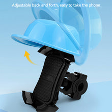 Load image into Gallery viewer, Motorcycle Navigation Holder Small Formal Hat Helmet Style Rider Electric Bicycle Mobile Phone Holder Waterproof Sunshade
