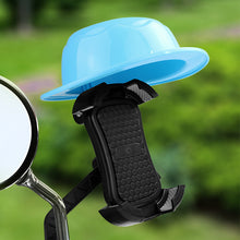 Load image into Gallery viewer, Motorcycle Navigation Holder Small Formal Hat Helmet Style Rider Electric Bicycle Mobile Phone Holder Waterproof Sunshade
