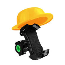 Load image into Gallery viewer, Motorcycle Navigation Holder Small Formal Hat Helmet Style Rider Electric Bicycle Mobile Phone Holder Waterproof Sunshade
