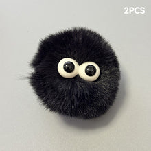 Load image into Gallery viewer, 2Pcs Car Motorcycle Helmet Decoration Soft Plush Ball with Big Eyes For Motocross Full Face Off Road Helmet Sticker
