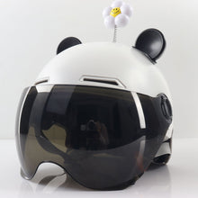 Load image into Gallery viewer, Universal Electric Motorcycle Helmet Vintage Open Face Helmet All Seasons Certified Safety Cap For Adult
