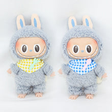 Load image into Gallery viewer, For 17cm Labubu Idol Dolls Cute Mini Macaron Enamel Pendant Doll's Bandanas Outfit Accessories Clothing Doll Ornaments Girl Gift
